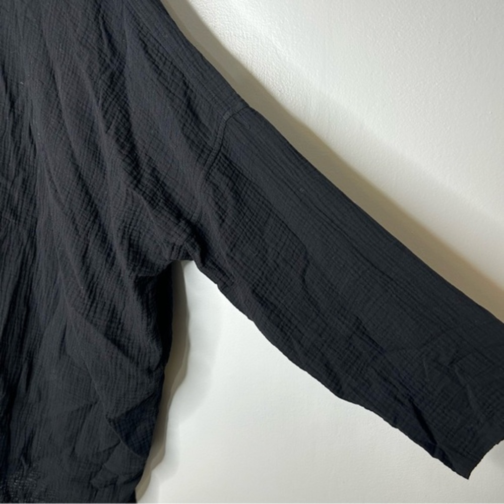 Bodil Black‎ Asymmetric Oversized Top One Size - Picture 5 of 7